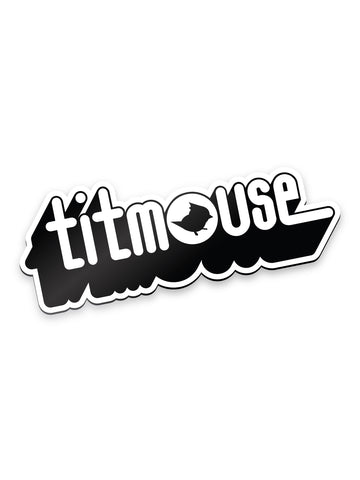 Titmouse Die-cut Sticker - Text Logo