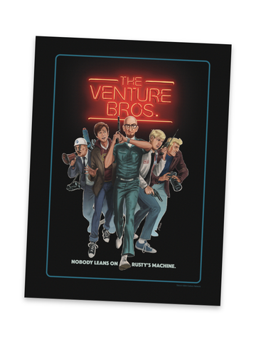 The Venture Bros. Art Poster "Rusty's Machine" - Standard Large Ver. (Size: 24" x 32")